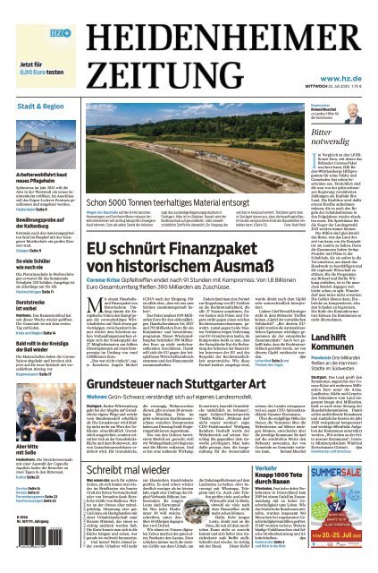 Heidenheimer Zeitung, 22.07.2020