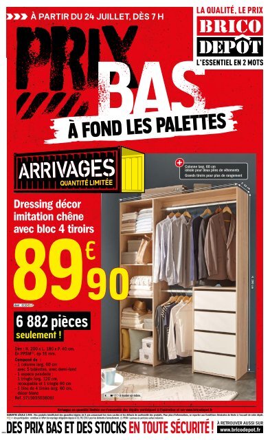 BricoDepot catalogue 24 juillet-6 aout 2020