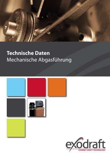 Technische Daten Mechanische Abgasführung - Exodraft