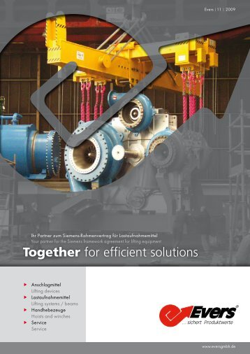 Together for efficient solutions - Evers GmbH