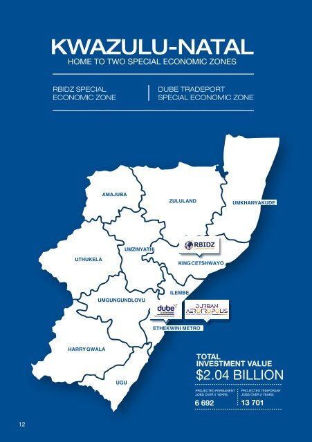 KwaZulu-Natal Investment Opportunities 2019 - 2021