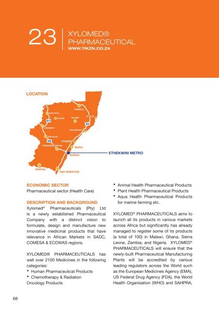 KwaZulu-Natal Investment Opportunities 2019 - 2021