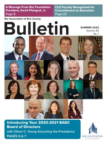 BAEC Summer 2020 Bulletin