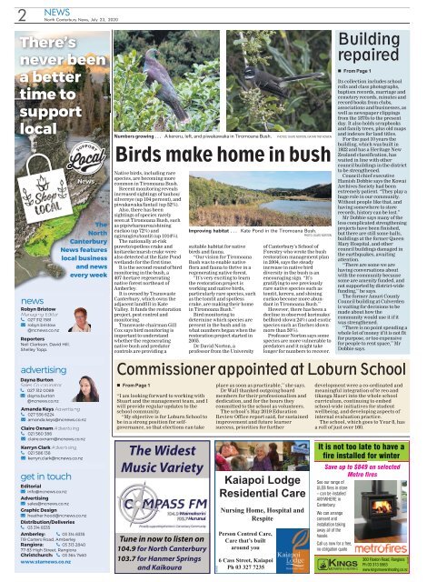 North Canterbury News: July 23, 2020