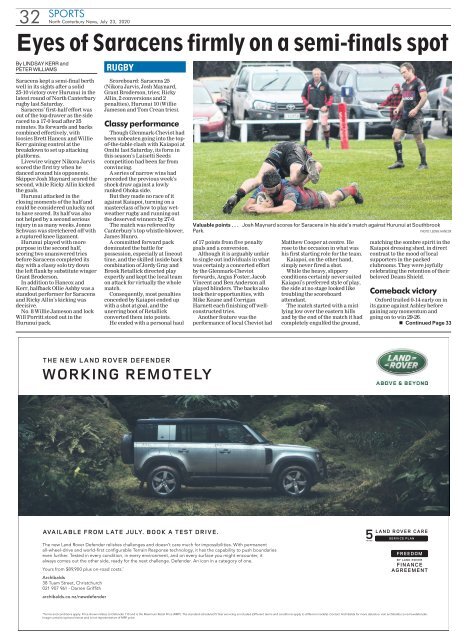 North Canterbury News: July 23, 2020