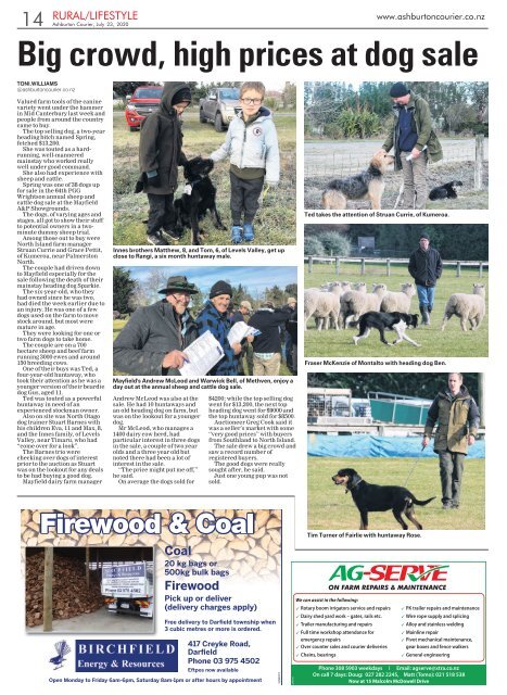 Ashburton Courier: July 23, 2020