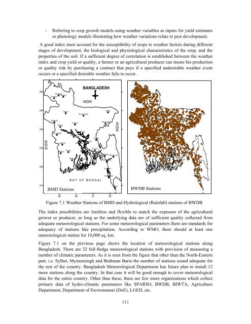 Crop Insurance as a Risk Management Strategy in Bangladesh