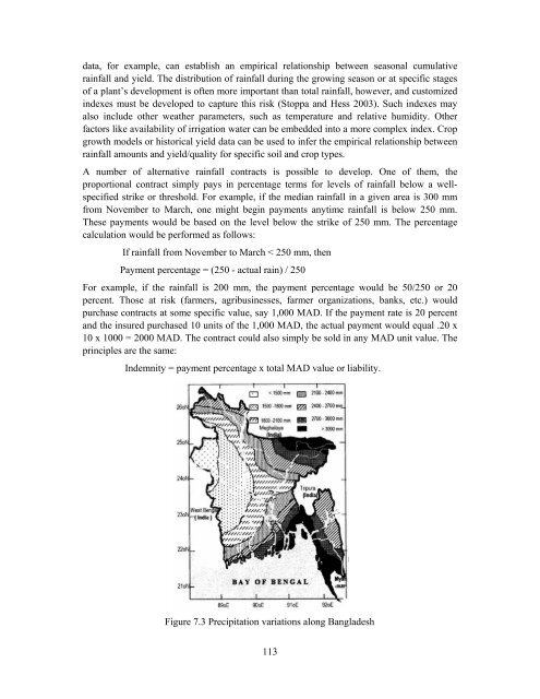 Crop Insurance as a Risk Management Strategy in Bangladesh