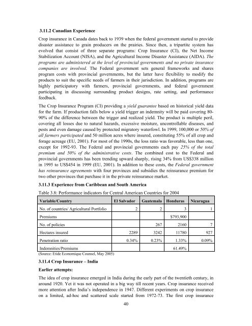 Crop Insurance as a Risk Management Strategy in Bangladesh