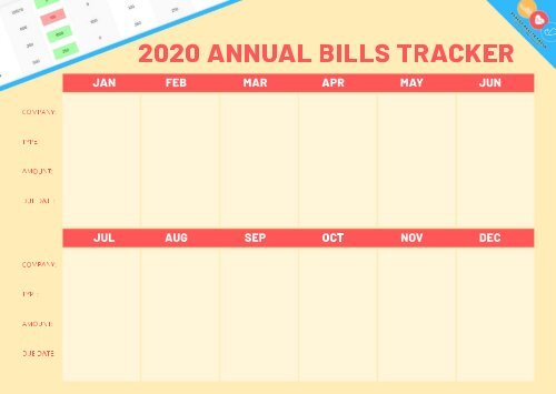 Annual Bill Tracker