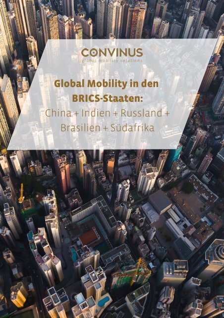 Global Mobility in den BRICS Staaten CHN / BRA / ZAF / IND / RUS