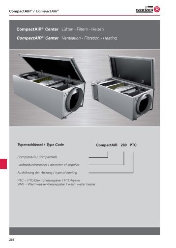 CompactAIR® Center Lüften - Rosenberg Ventilatoren GmbH