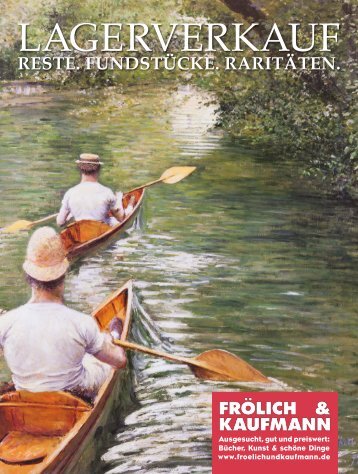 Frölich & Kaufmann Lagerverkauf  3/2020