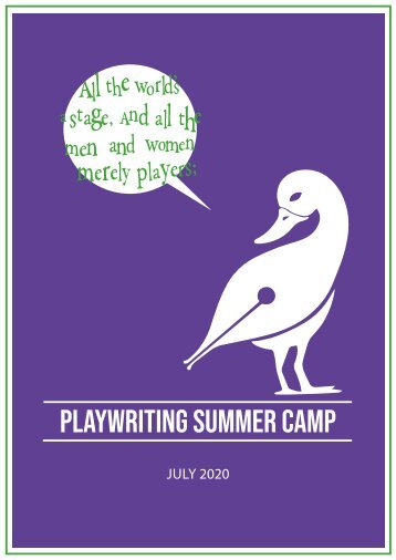 Fighting Words Playwriting camp Booklet