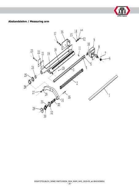 ATH-Heinl ERSATZTEILBUCH SPARE PARTS BOOK W42