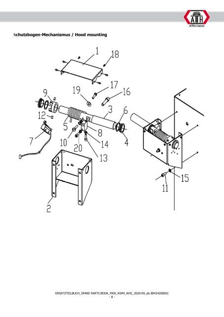 ATH-Heinl ERSATZTEILBUCH SPARE PARTS BOOK W42
