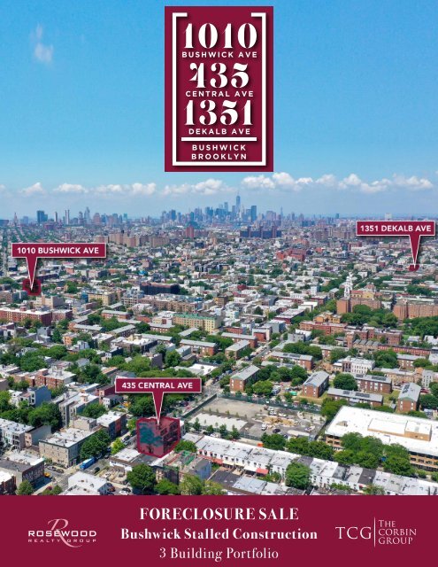 Foreclosure Sale_Bushwick Stalled Construction Portfolio