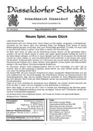 Bezirk: Auslosungen und Termine 2010/2011 - Schachbezirk ...