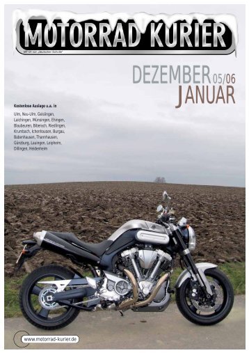 DEZEMBER JANUAR - Motorrad-Kurier