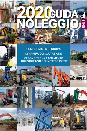 GUIDA NOLEGGIO EDILE 2020