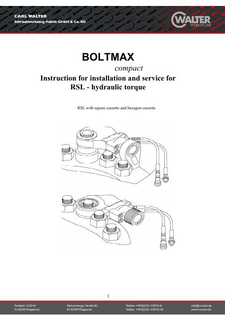 Rsl4 Torque Chart