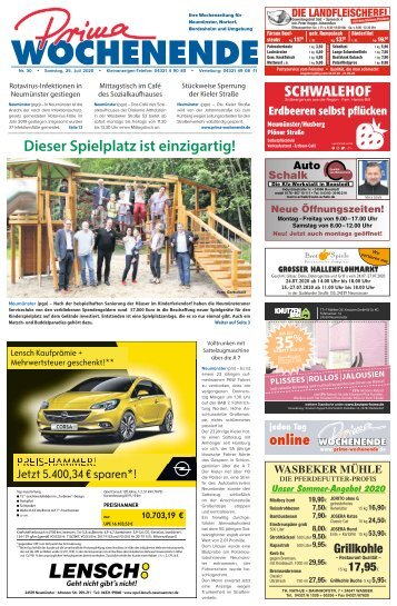 Prima Wochenende 30 2020
