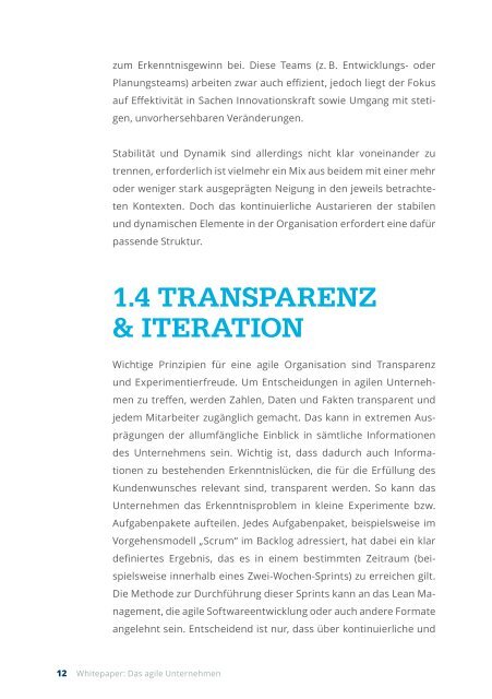 Staufen Whitepaper: Das Agile Unternehmen