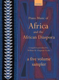 Piano Music of Africa and the African Diaspora sampler 