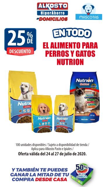 Ofertas Alimentos y Aseo Alkosto Nariño - 24/07/2020