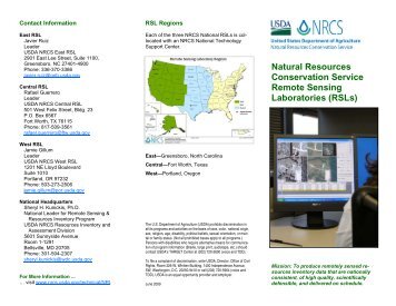 NRCS Remote Sensing Laboratories (RSLs) - Natural Resources ...