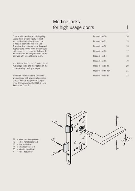 The Lock Catalogue