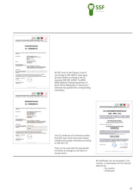 The Lock Catalogue