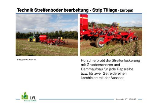 Strip Tillage - Bayerische Landesanstalt für Landwirtschaft - Bayern