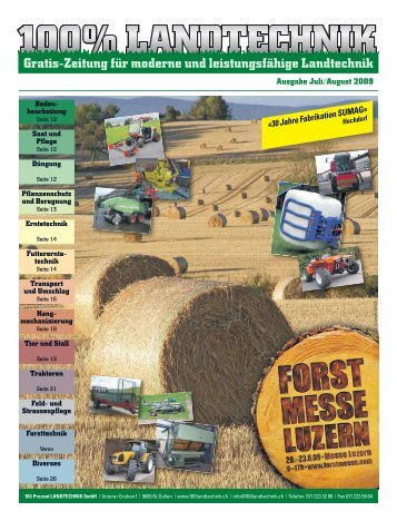 «30 Jahre Fabrikation SUMAG» - 100% LANDTECHNIK