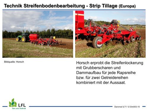 Streifenbodenbearbeitung / Strip Tillage im Mais - Bayern