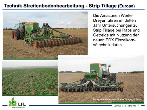 Streifenbodenbearbeitung / Strip Tillage im Mais - Bayern