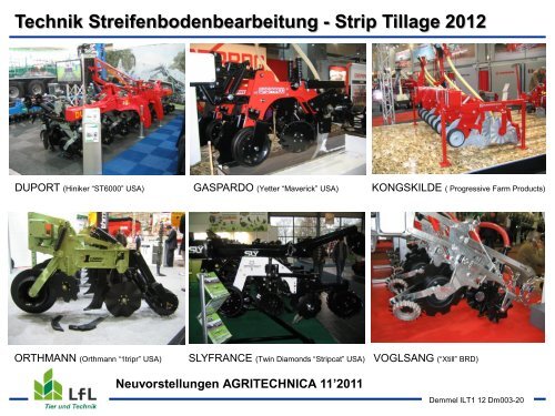 Streifenbodenbearbeitung / Strip Tillage im Mais - Bayern