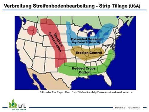 Streifenbodenbearbeitung / Strip Tillage im Mais - Bayern