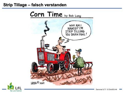 Streifenbodenbearbeitung / Strip Tillage im Mais - Bayern