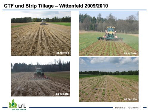 Streifenbodenbearbeitung / Strip Tillage im Mais - Bayern