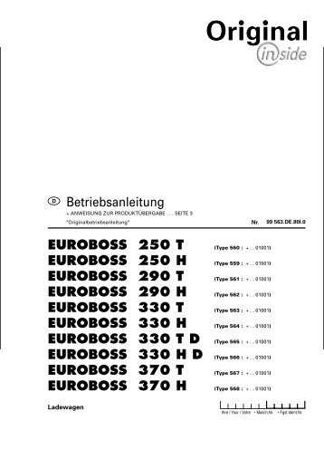 euroboss 330 t - Alois Pöttinger Maschinenfabrik GmbH