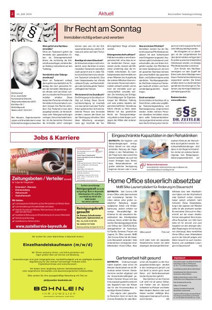 2020-07-26 Bayreuther Sonntagszeitung