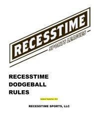 RSL Classic Dodgeball Rules 2012bj-1 - Recesstime Sports Leagues