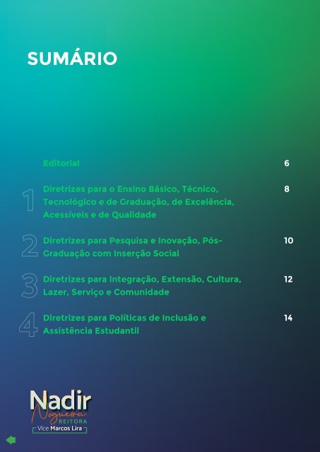 Carta Proposta CHAPA 03 - Nadir Nogueira (Reitora) | Marcos Lira (Vice-Reitor) - UFPI 2020-2024