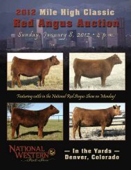 2012 Mile High Classic Red Angus Auction - National Western Stock ...