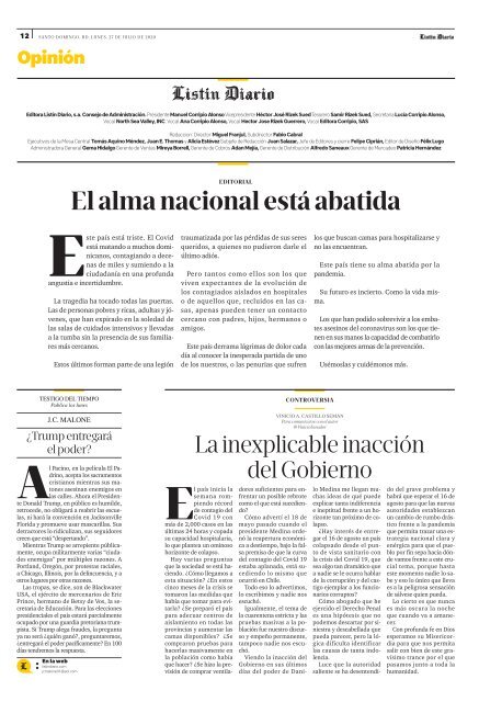 Listin Diario 27-07-2020
