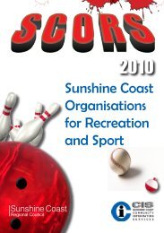 Sunshine Coast Organisations for Recreation and Sport