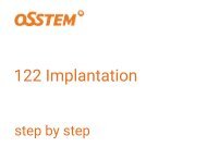 OSSTEM 122 Taper KIT Bohrprotokoll und Parameter der Implantation 