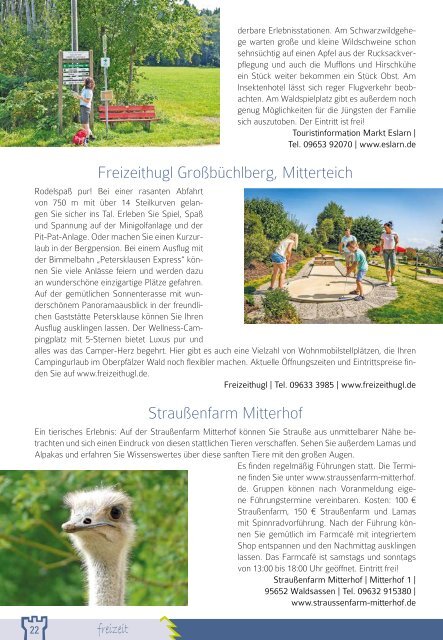 Freizeitmagazin Oberpfälzer Wald August 2020