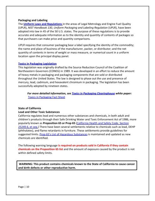 Footwear Compliance Requirements - NIST Global Standards ...